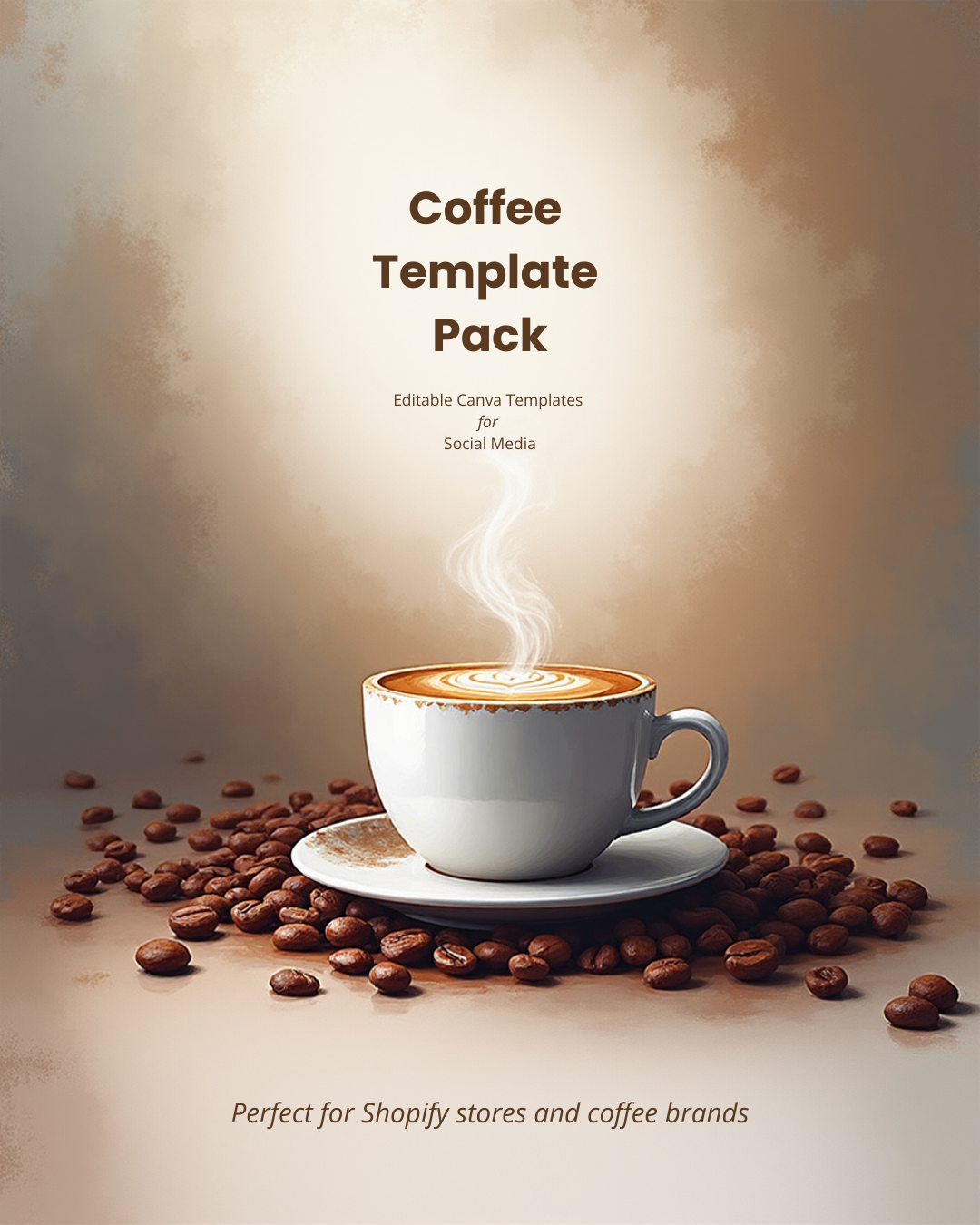 Coffee Canva Templates for Social Media - Editable Instagram Posts