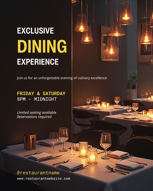 Restaurant Business Marketing Template Pack