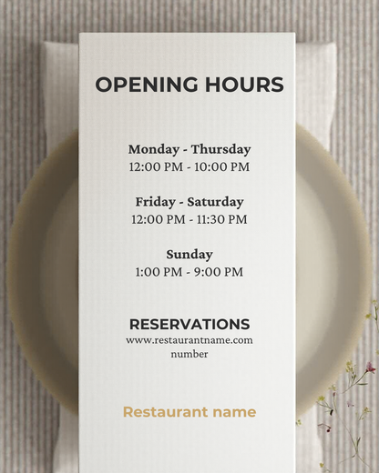 Restaurant Business Marketing Template Pack